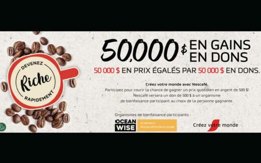 Gagnez 100 cartes prépayées de 500 $ chacune