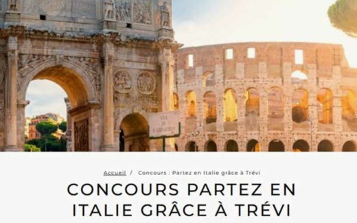 Gagnez 4 voyages pour deux personnes en Italie (5000 $ chacun)