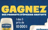 Gagnez 5 grands prix d’épicerie gratuite de 10 000 $ chacun