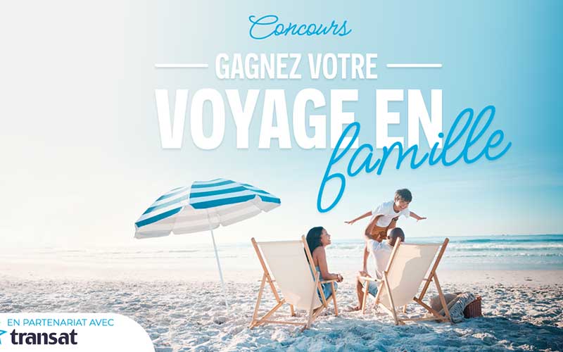 Gagnez un crédit-voyage Transat de 5000 $