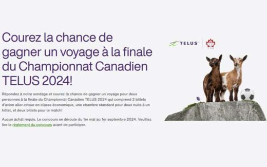Gagnez un voyage à la finale du Championnat TELUS (6000 $)