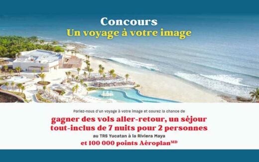 Gagnez un voyage tout-inclus à la Riviera Maya (11 457 $)