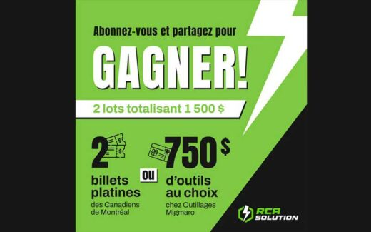 Gagnez une carte cadeau Outillages Migmaro de 750 $