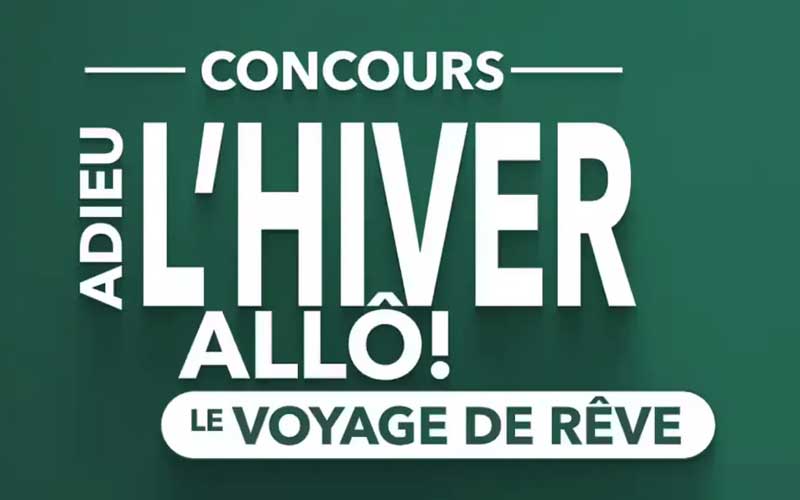 Gagnez 2 voyages n’importe où dans le monde (5000 $ chacun)