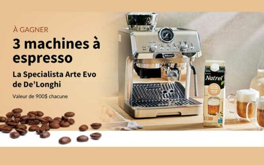 Gagnez 3 machines espresso La Specialista (900 $ chacune)