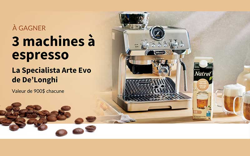 Gagnez 3 machines espresso La Specialista (900 $ chacune)
