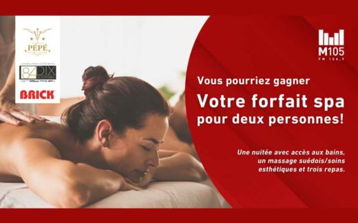 Gagnez 5 forfaits pour deux personnes au Centre Santé Euro-Spa