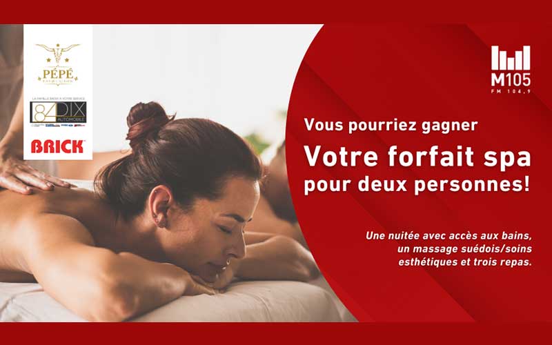 Gagnez 5 forfaits pour deux personnes au Centre Santé Euro-Spa