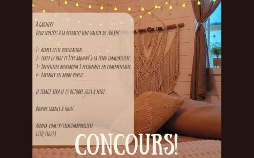 Gagnez deux nuitées à La Retraite (700 $)