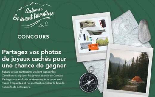 Gagnez du matériel de camping (4200 $)
