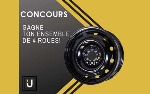 Gagnez un ENSEMBLE DE 4 ROUES