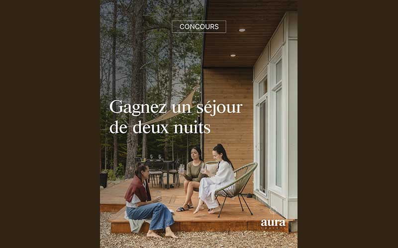 Gagnez un Séjour de 2 Nuits dans le Chalet Aura