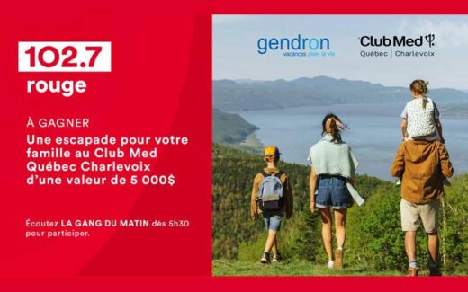 Gagnez un Séjour tout inclus au Club Med de Charlevoix (5000 $)