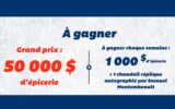 Gagnez un grand prix de 50 000 $ d'épicerie