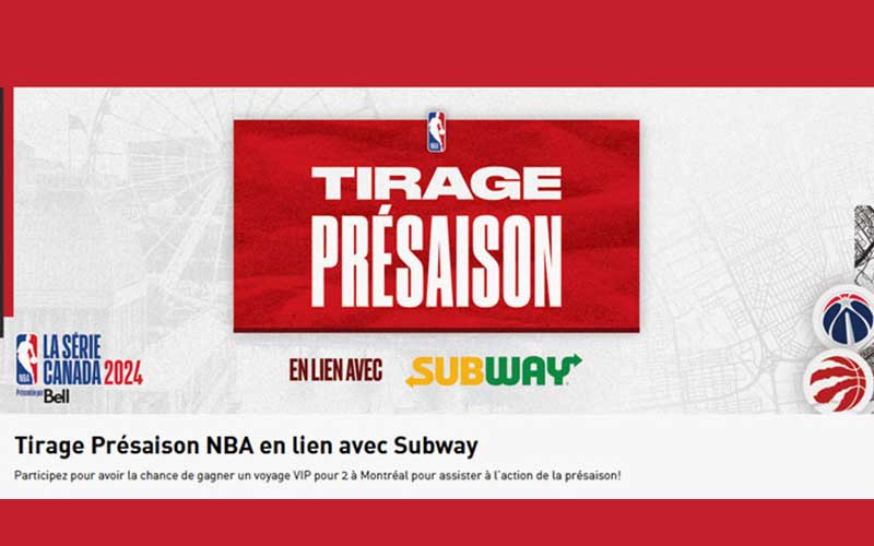 Gagnez un voyage VIP pour 2 à Montréal (3500 $)