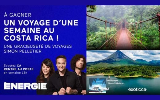 Gagnez un voyage d'une semaine au Costa Rica (6000 $)