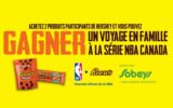 Gagnez un voyage en famille à la Série NBA Canada (15 000 $)