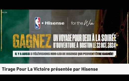 Gagnez un voyage pour deux à Boston (7000 $)