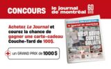 Gagnez une carte-cadeau Couche-Tard de 1000 $