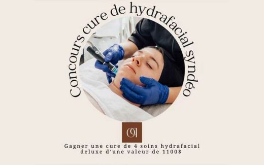 Gagnez une cure de hydrafacial Syndéo (1100 $)