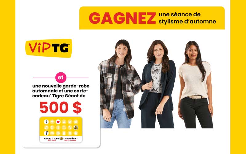 Gagnez une séance de stylisme d’automne (3750 $)