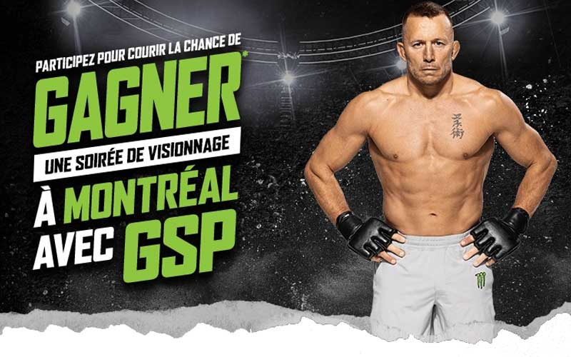 Gagnez une soirée de visionnage à Montréal avec GSP (3500 $)