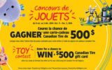Gagnez 30 cartes-cadeaux Canadian Tire de 500 $ chacune