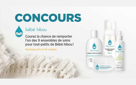 Gagnez 9 ensembles de soins pour tout-petits bébé hibou