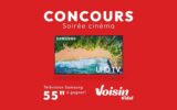 Gagnez un Samsung 55 pouces Crystal UHD 4K LED TV