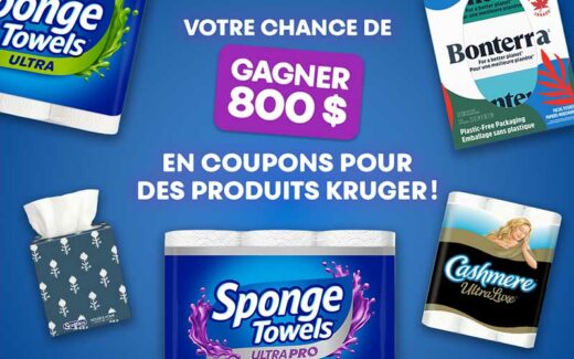 Gagnez un an de SpongeTowels pour le ménage du printemps