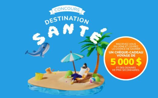 Gagnez un chèque-cadeau voyage de 5000 $