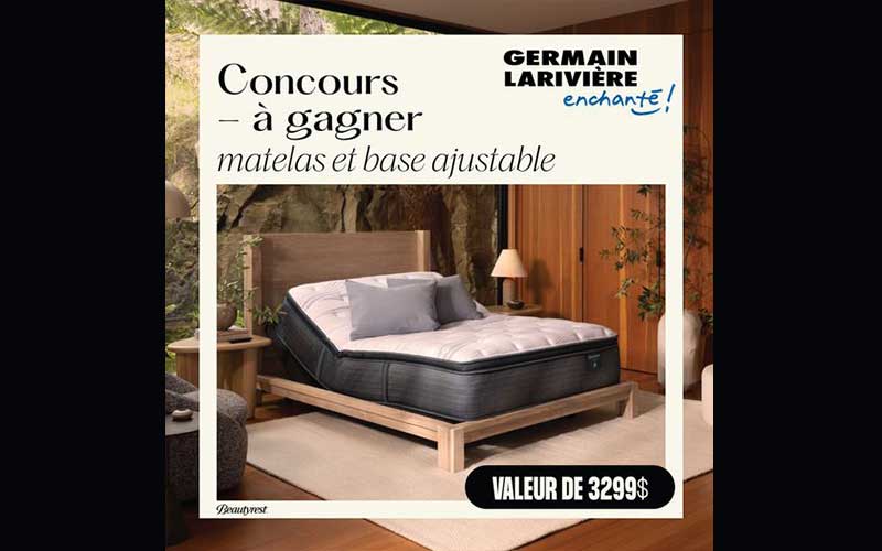 Gagnez un matelas et une base ajustable Beautyrest (3299 $)