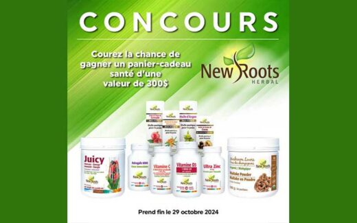 Gagnez un panier-cadeau bien-être de New Roots Herbal