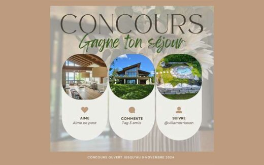 Gagnez un séjour à la Villa Morrison (2200 $)