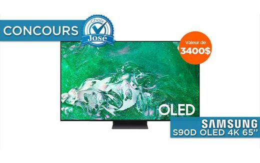 Gagnez un téléviseur OLED 4K 65’’ S90D de Samsung (3400 $)
