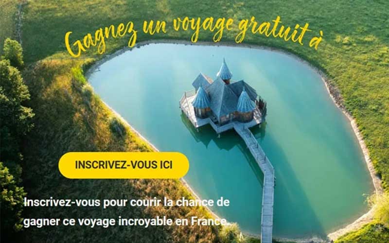 Gagnez un voyage incroyable pour deux en France (14950 $)