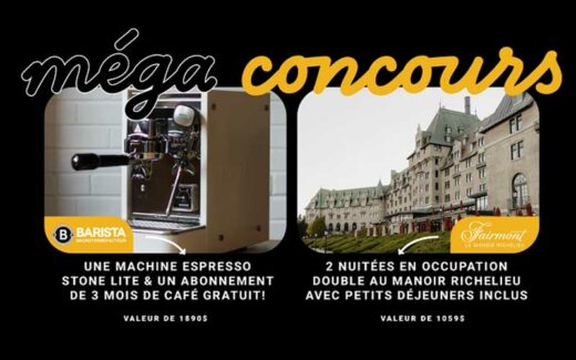 Gagnez une machine espresso Stone Lite (1890 $)