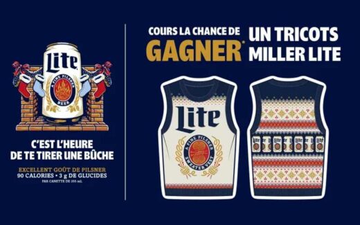Gagnez 1301 chandails de Noël Miller Lite (35 $)