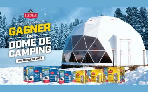 Gagnez 2 dômes de camping de 10 000 $ chaque