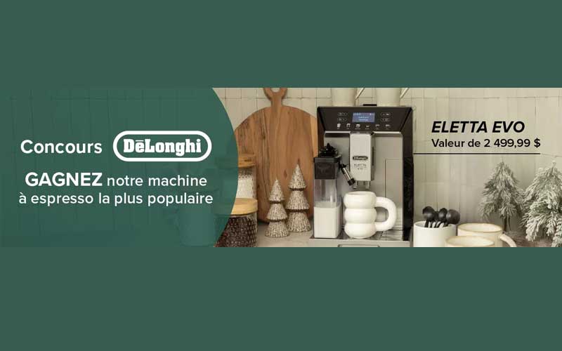 Gagnez la machine à espresso Eletta Evo (2500 $)