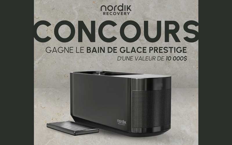 Gagnez le Bain froid Nordik Recovery Prestige (10 000 $)