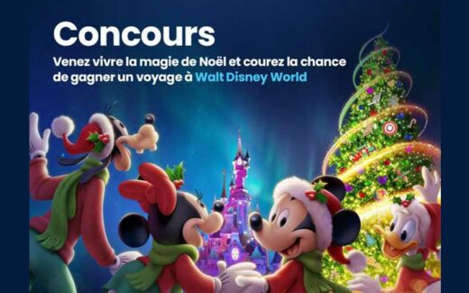 Gagnez un voyage pour 4 personnes à Walt Disney World (8000 $)