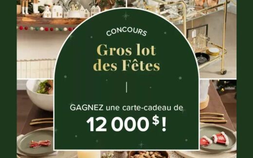 Gagnez une carte-cadeau Linen Chest de 12 000 $