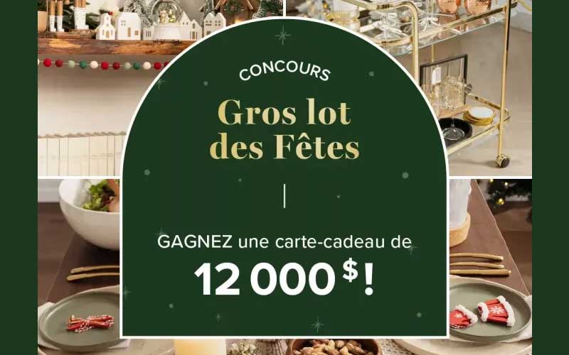 Gagnez une carte-cadeau Linen Chest de 12 000 $