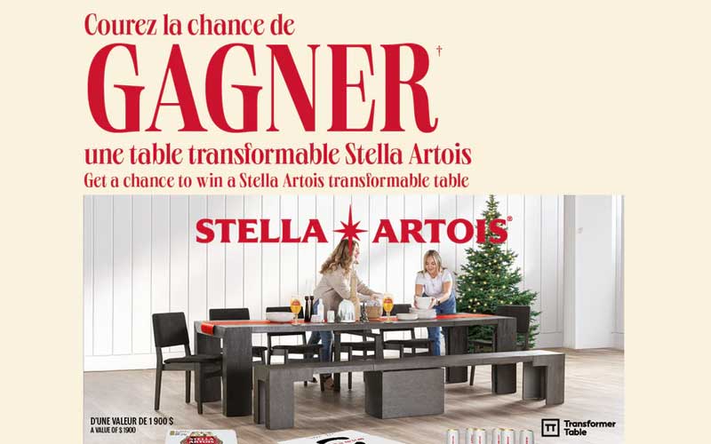 Gagnez une table transformable de 1900 $