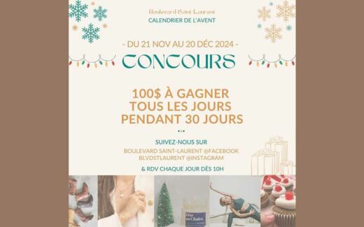 Une carte-cadeau de 100 $ à gagner chaque jour