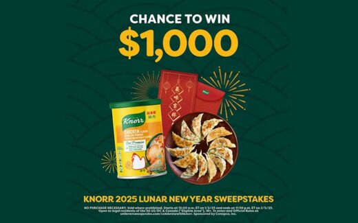 Concours Knorr - 5 prix en espèces de 1 000 $ à gagner