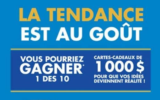 Gagnez 10 cartes-cadeaux Visa prépayée de 1000 $ chacune