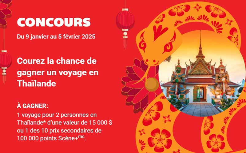 IGA Célébrez Le Nouvel An Lunaire - Voyage de 15 000 $ à gagner