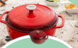 Remportez une cocotte en fonte émaillée Lodge